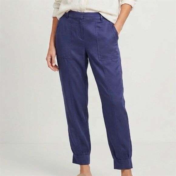 Ann Taylor Pants - Ann Taylor Loft Pants Women Sz 8 Ankle Jogger Elastic Pockets casual urban New